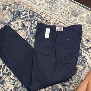 NWT Men’s Brooks Brother Navy dress slacks. 34W 32L